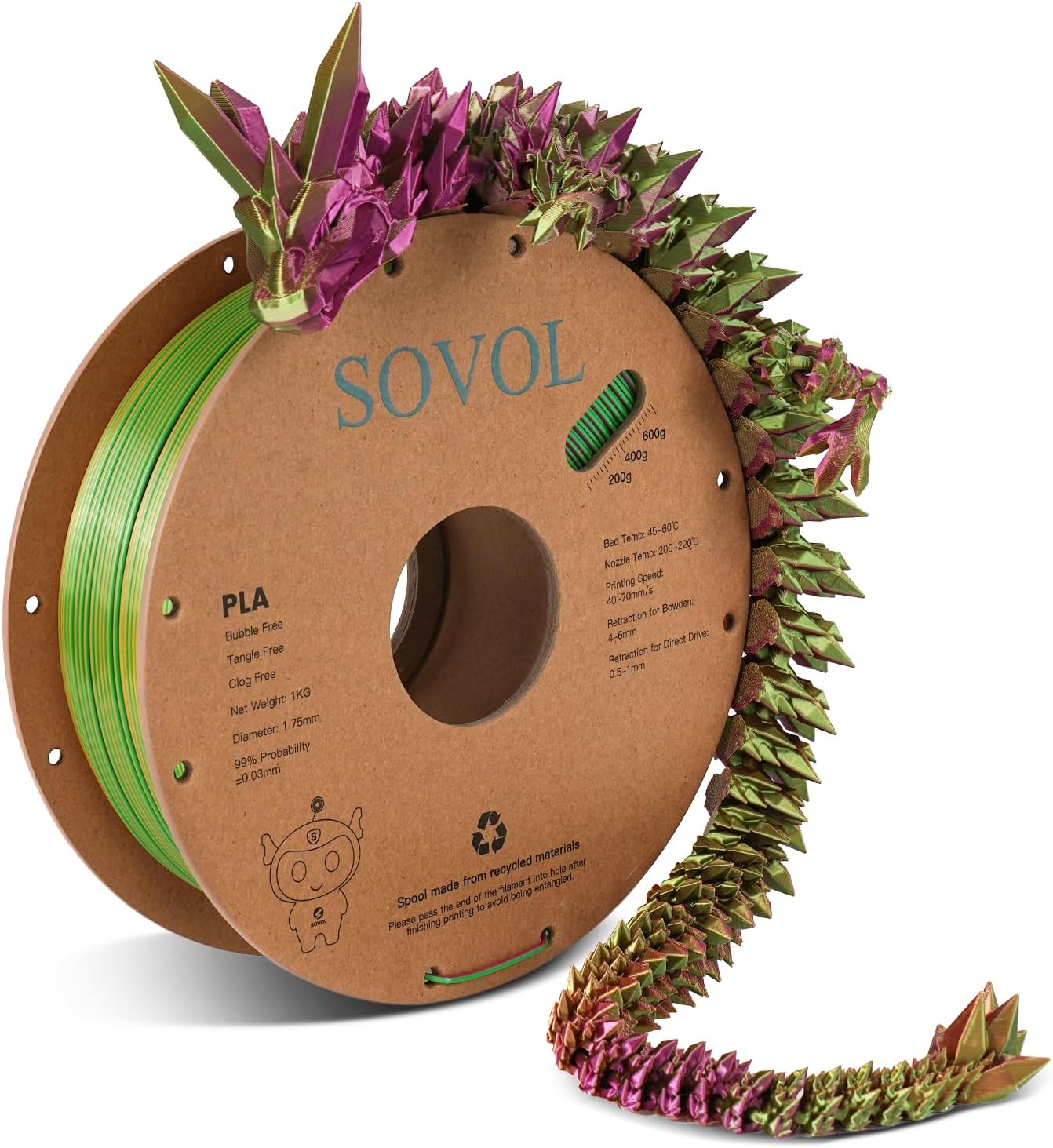 Sovol Silk PLA 3D Filament 1KG - Image 27