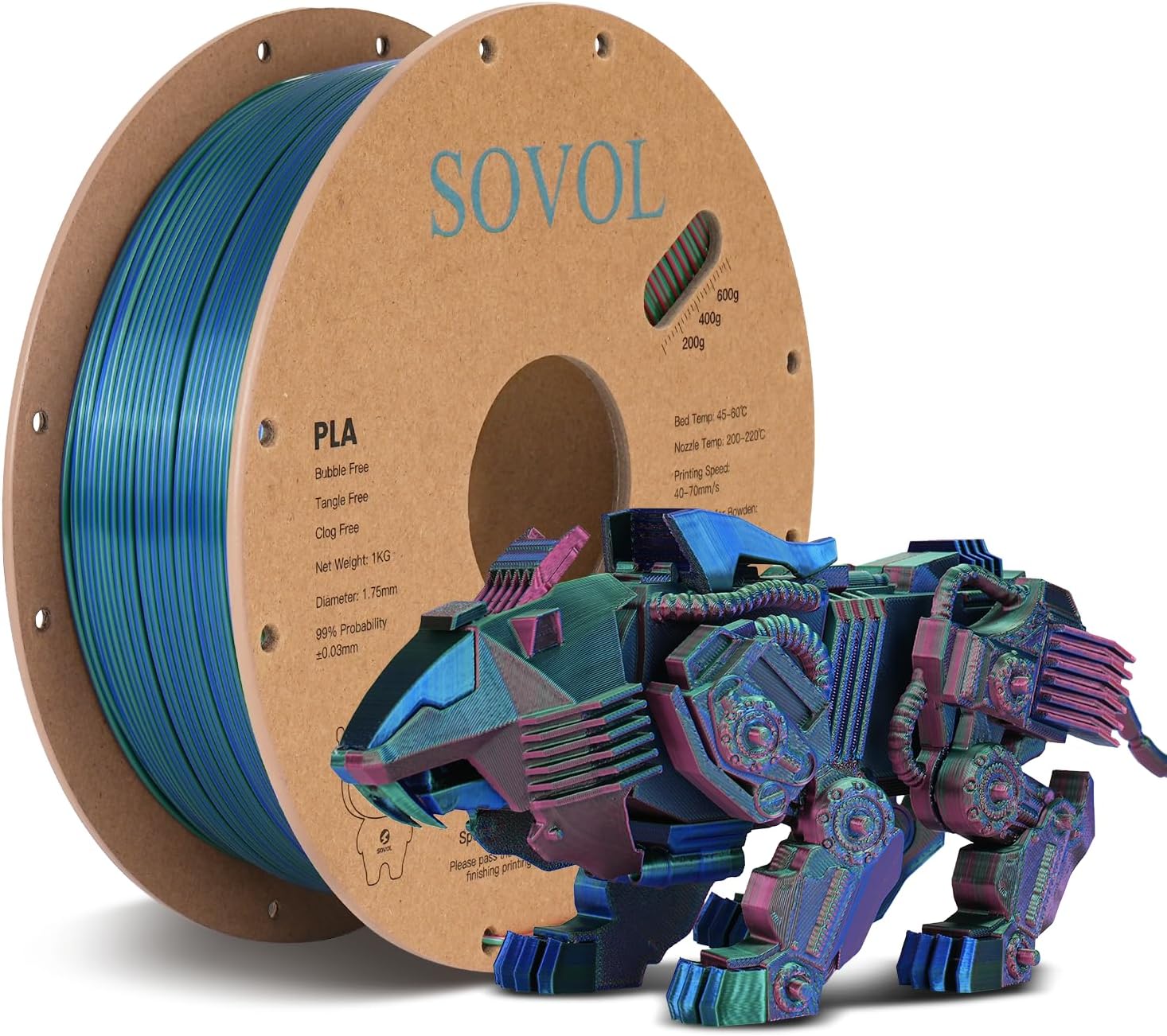 Sovol Silk PLA 3D Filament 1KG - Image 28