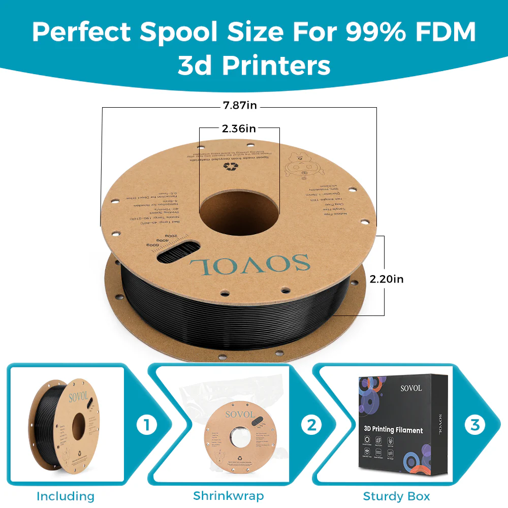 Sovol PETG 3D Filaments 2KG - Image 4