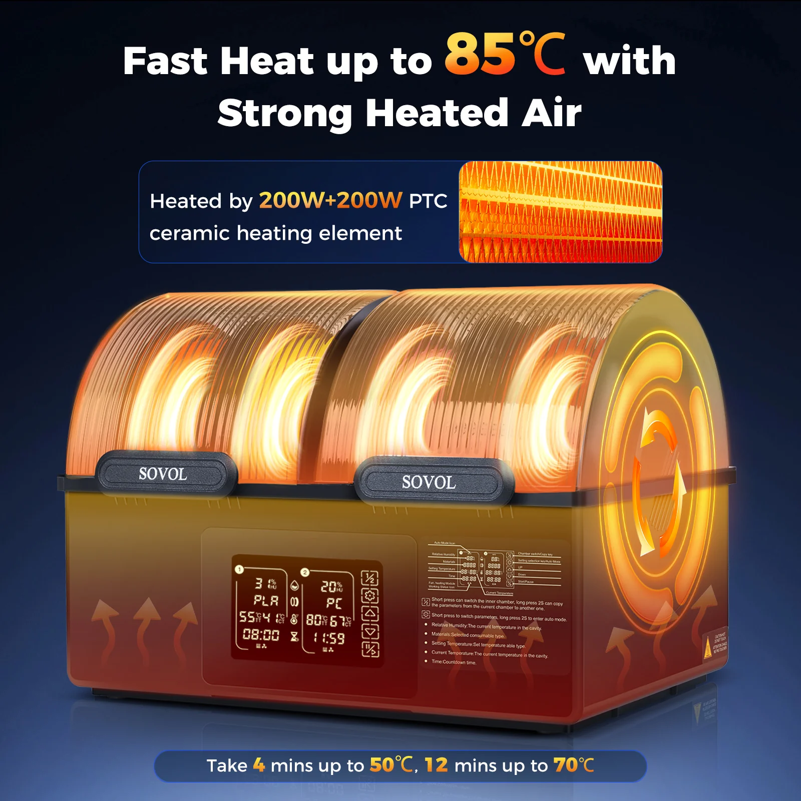 Sovol SH03 Filament Dryer - Image 6