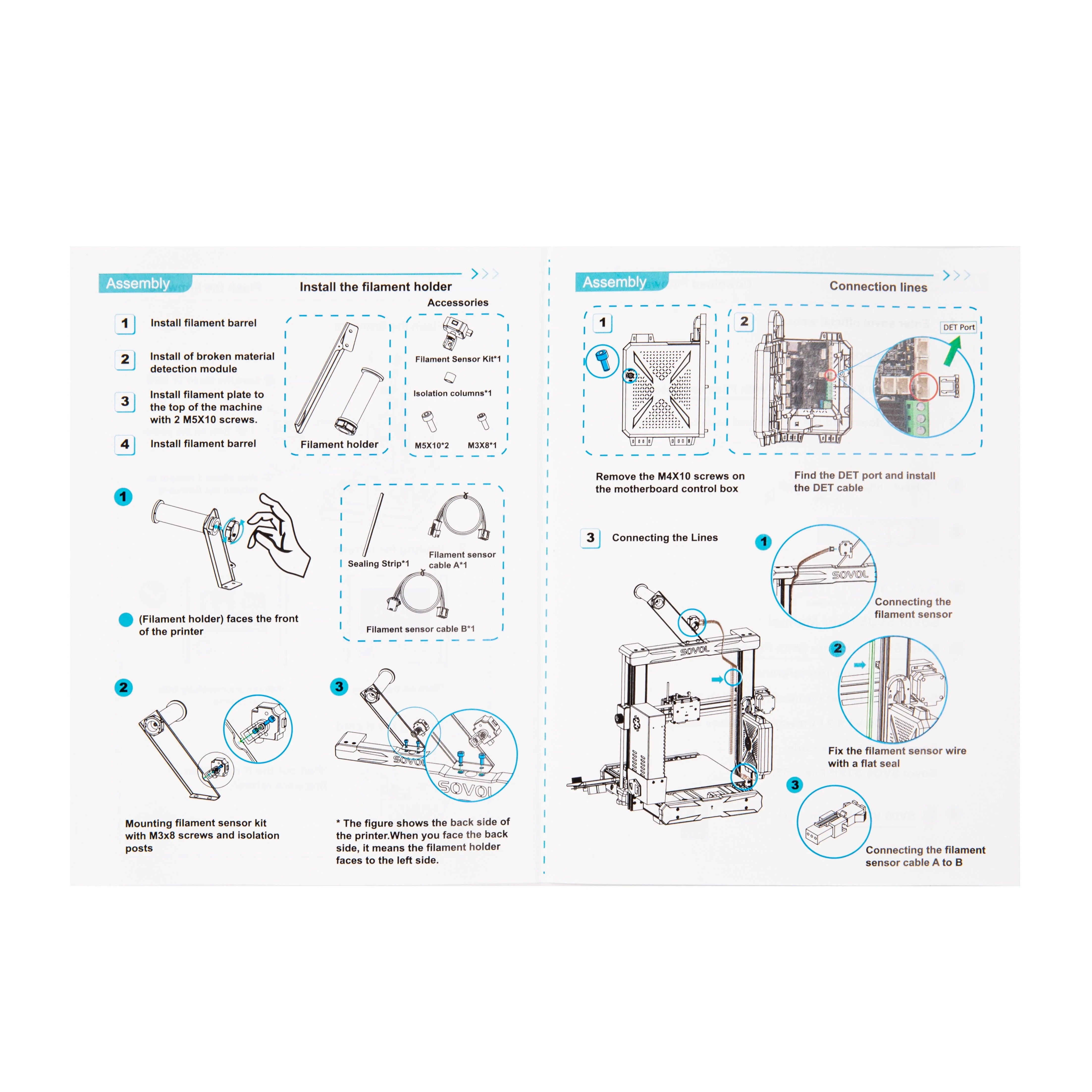 Filament Runout Sensor & Bracket Roller for SV06 - Image 8